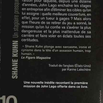 Un stagiaire presque parfait - Shane Kuhn - livre