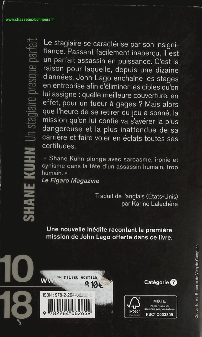 Un stagiaire presque parfait - Shane Kuhn - livre