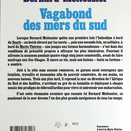 Vagabond des mers du sud - Bernard Moitessier - livre