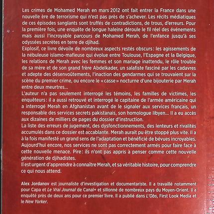 Merah - L'itinéraire secret - Alex Jordanov - livre
