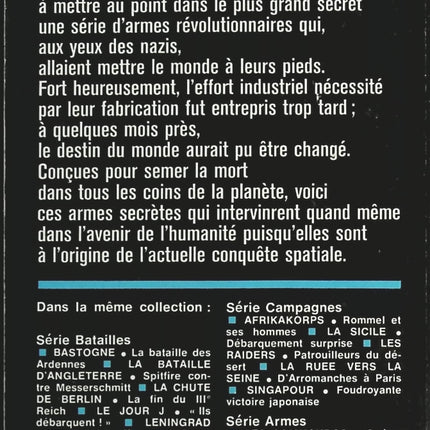 Les Armes Secrètes Allemandes - L'Arsenal De La Dernière Chance - B. Ford - livre