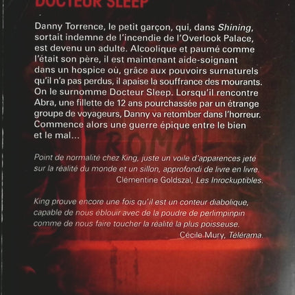 Docteur Sleep - Stephen King - livre