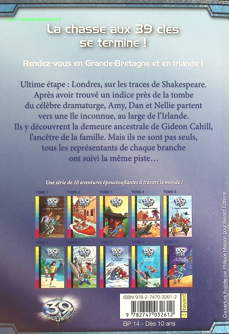 Les 39 Clés, Tome 10 - Ultime défi en Grande-Bretagne - Margaret Peterson Haddix - livre