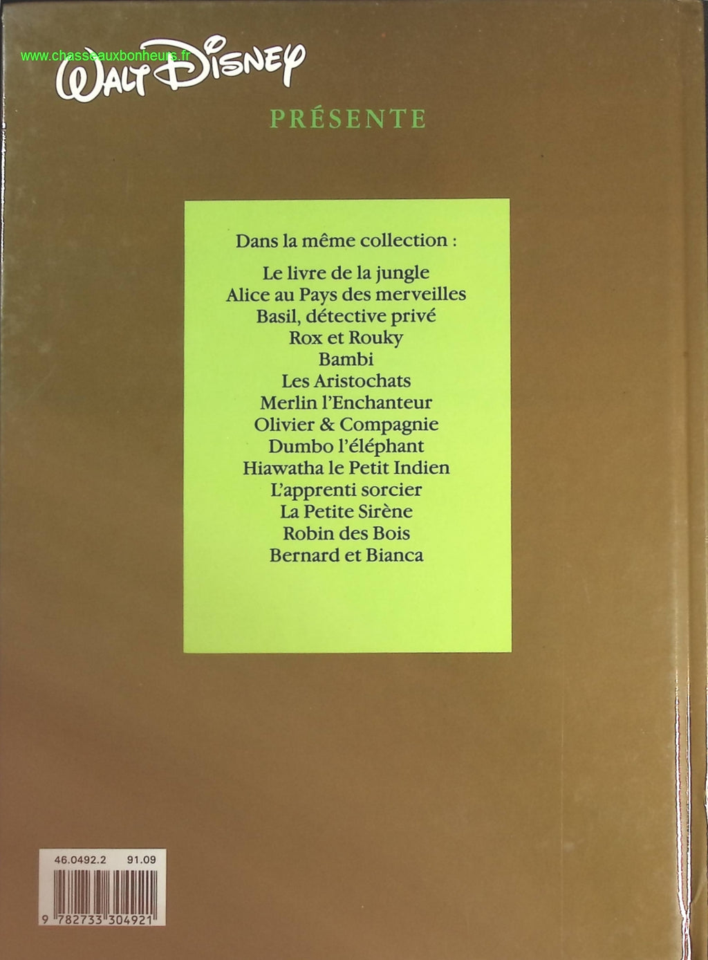 Le Livre De La Jungle - Hachette Disney - livre