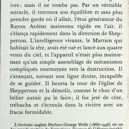 La guerre des mondes - H. G. Wells - 1963 - livre