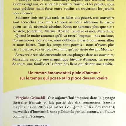 Quand nos souvenirs viendront danser – Virginie Grimaldi – Roman émouvant - livre