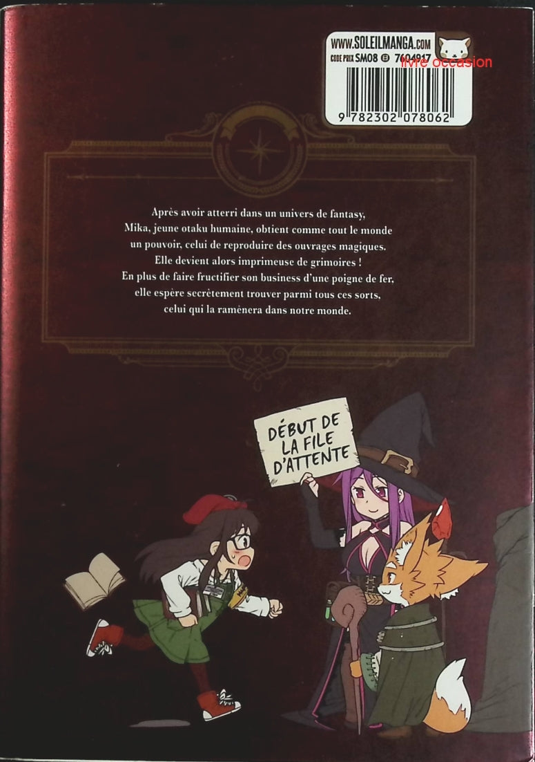 L'imprimerie des Sorcières - Tome 1 - Mochinchi Yasuhiro Miyama - livre Manga