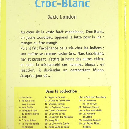 Croc-Blanc - Jack London - livre