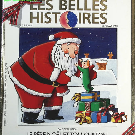 Le père noël et Tom chiffon - Les belles histoires - livre