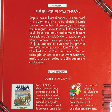 Le père noël et Tom chiffon - Les belles histoires - livre