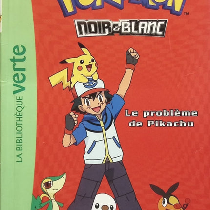 Pokémon 01 : Le problème de Pikachu - Bibliothèque Verte - Natacha Godeau - livre