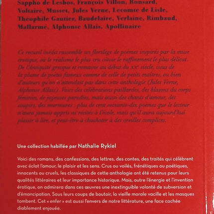 Anthologie de la poésie érotique - Abramovici Jean-Christophe - Livre