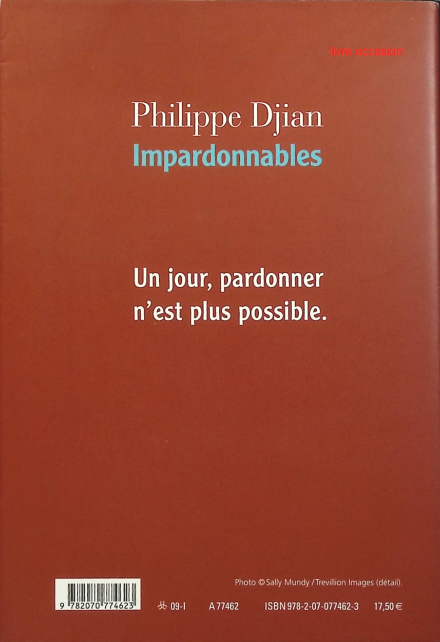 Impardonnables - Philippe Djian - livre