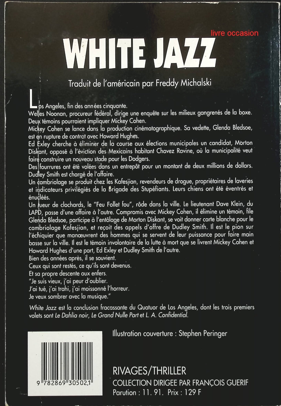 White jazz - James Ellroy - livre