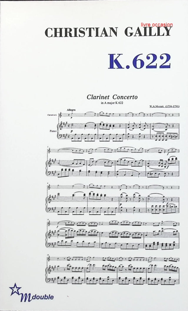 K. 622 - Christian Gailly - Livre