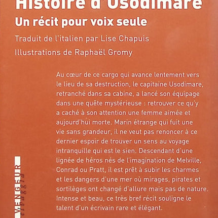 Histoire d'Usodimare : Un récit pour voix seule - Ernesto Franco - Livre