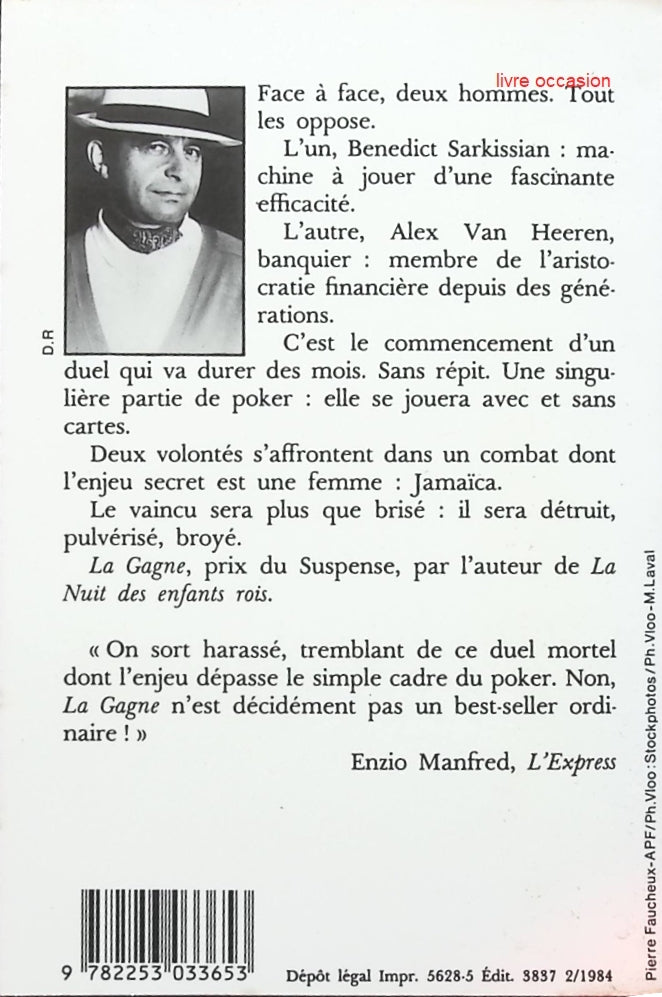 La Gagne - Bernard Lenteric - Livre