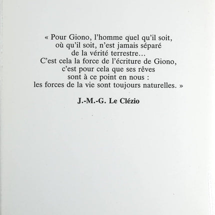 Un de Baumugnes - Jean Giono - Livre