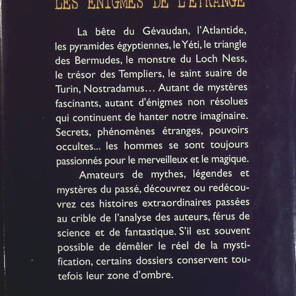 Les Enigmes de l'Etrange - Yves Lignon - Livre