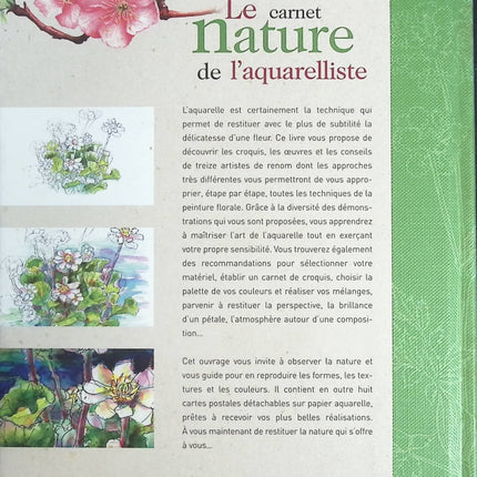 Le carnet nature de l'aquarelliste - Patricia Seligman - Livre