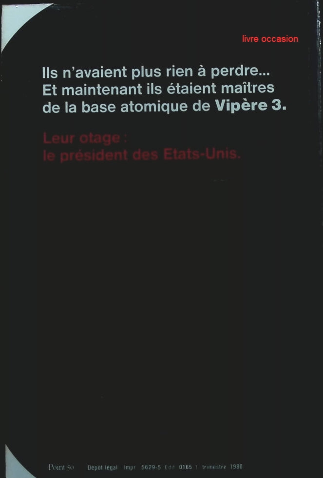 Vipère 3 - Walter Wager - Livre