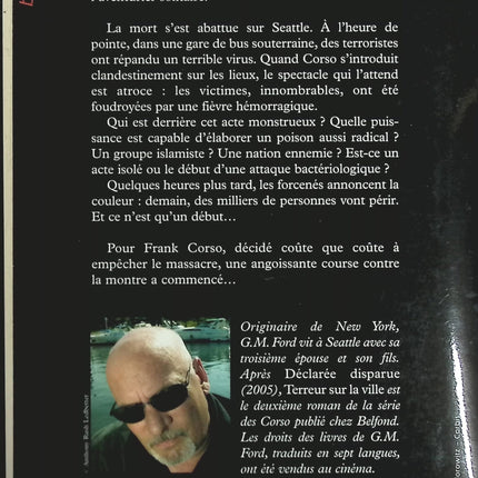 Terreur sur la ville - G.M. Ford - Livre