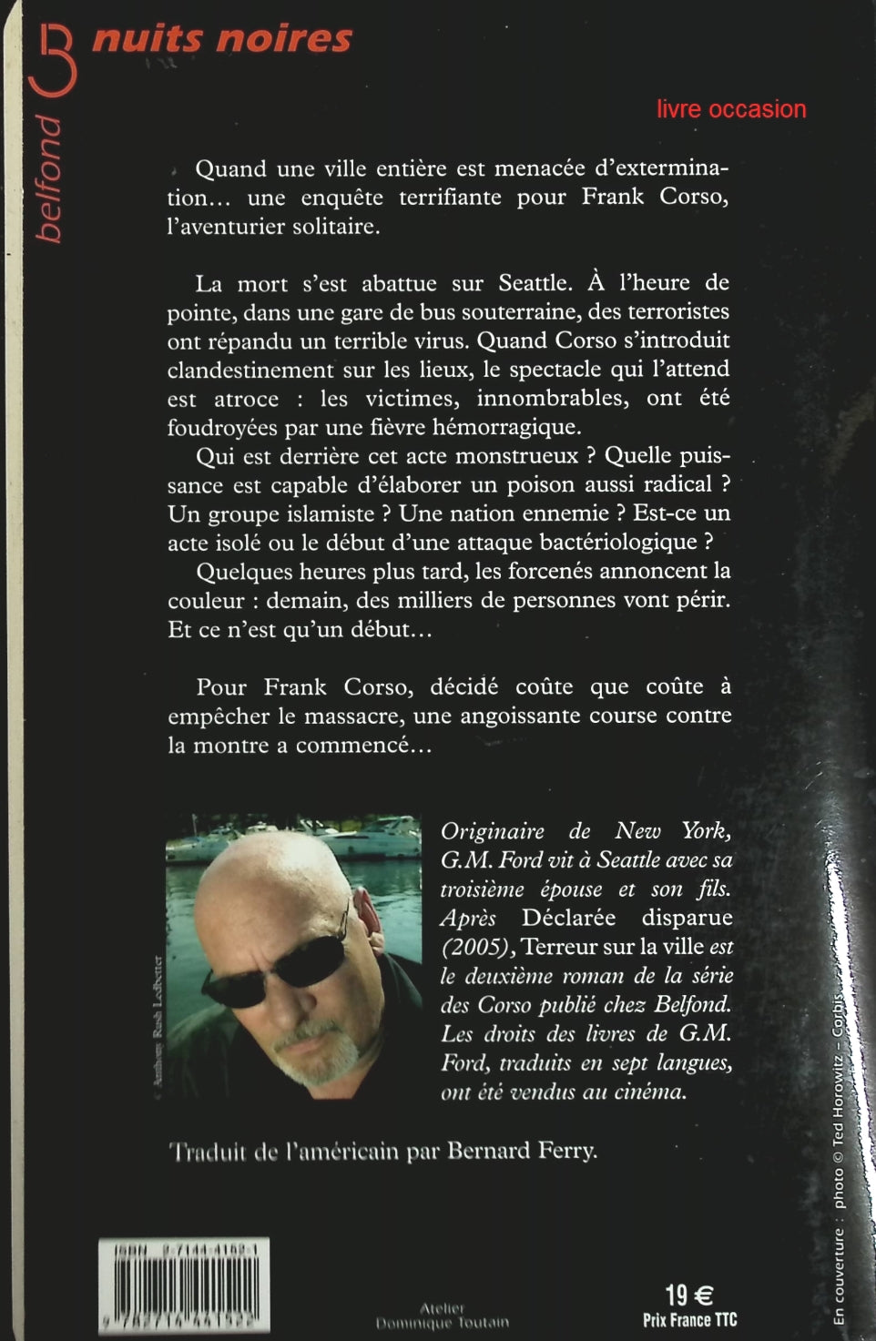 Terreur sur la ville - G.M. Ford - Livre