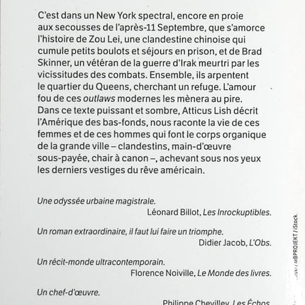 Parmi les loups et les bandits - Atticus Lish - Livre