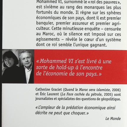Le roi prédateur - Main basse sur le Maroc - Catherine Graciet Eric Laurent - Livre