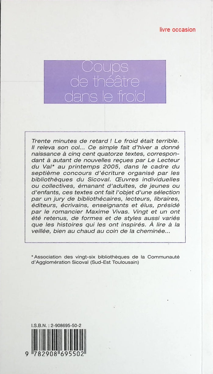 Coups de théâtre dans le froid 21 faits d'hiver pour frissonner - Collectif - Livre