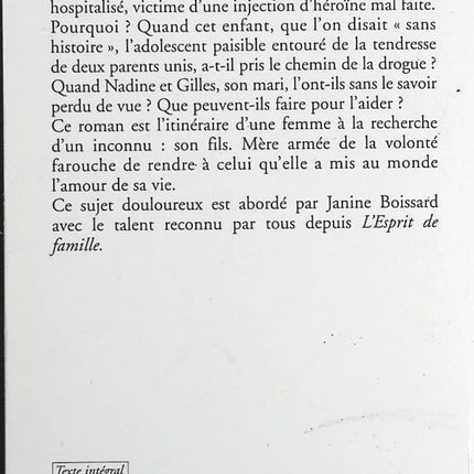 Rendez-vous avec mon fils - Janine Boissard - Livre