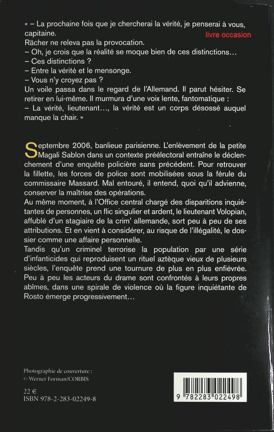 Ténèbres et sang - Rosto - Livre