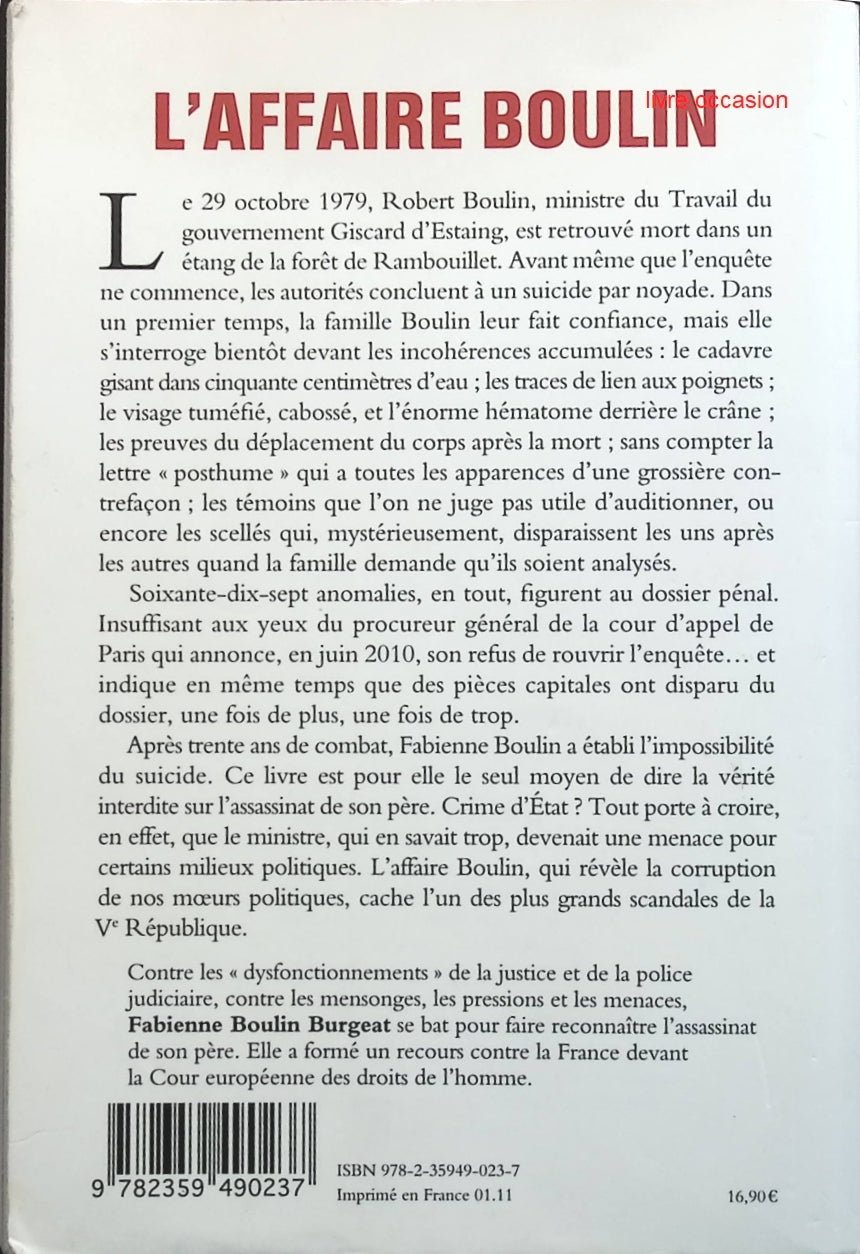 Le dormeur du Val - Fabienne Boulin-Burgeat - Livre