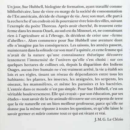 Une année à la campagne - Sue Hubbell - Livre
