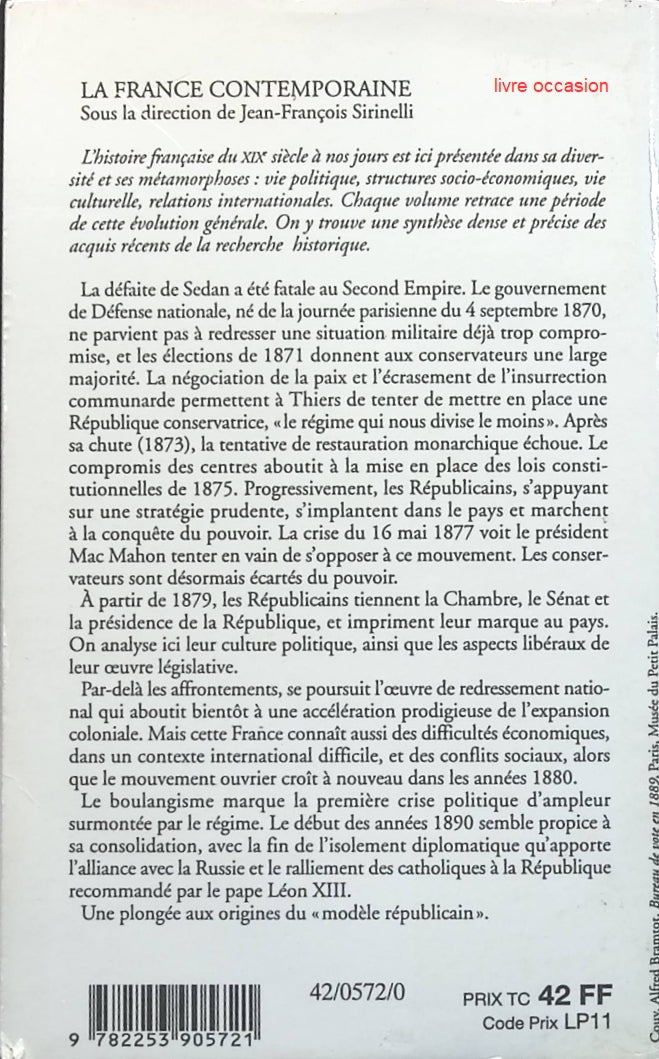 La France entre en République 1870-1893 - Jérôme Grondeux - Livre