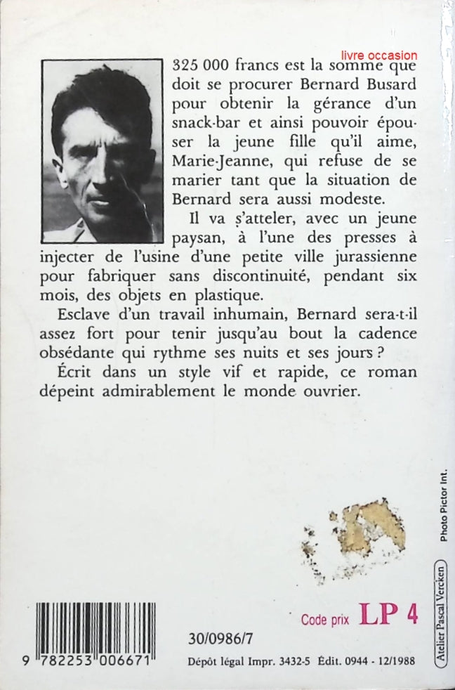325 000 Francs - Roger Vailland - Livre