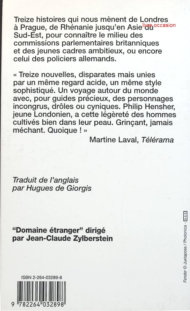 Le Nom sur la porte - Philip Hensher - Livre