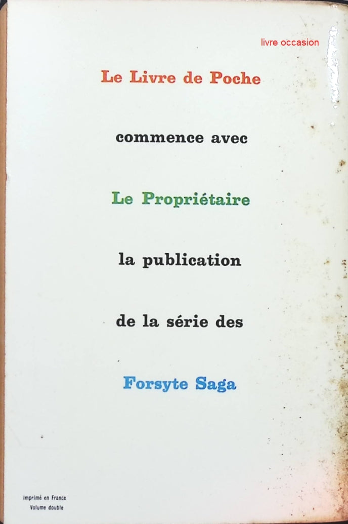 La dynastie des Forsyte, tome 1 : Le propriétaire - John Galsworthy - Livre