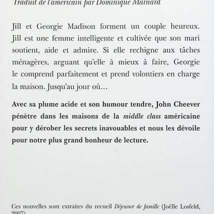 Une Américaine instruite - John Cheever - Livre