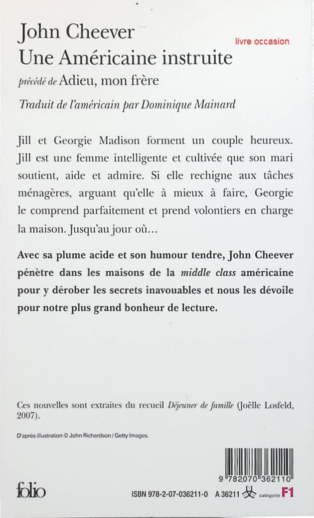 Une Américaine instruite - John Cheever - Livre
