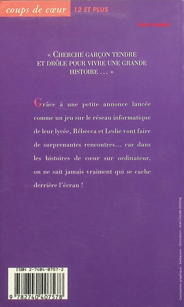 Le garçon derrière l'écran - Stephanie Doyon - Livre