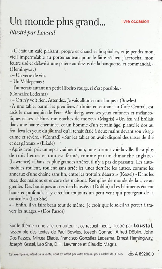 Un monde plus grand - Collectif - Livre