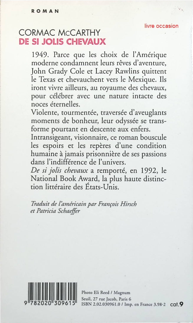 De si jolis chevaux - Cormac McCarthy - Livre