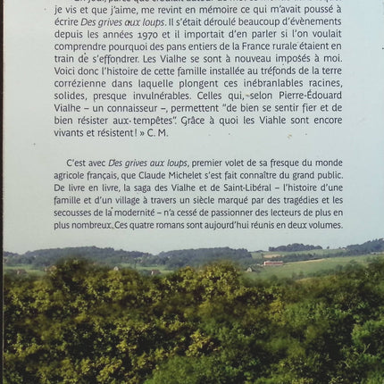 Les gens de Saint Libéral, tome 2 : L'appel des engoulevents - La terre des Vialhe - Claude Michelet - Livre