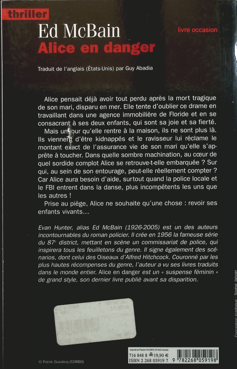 Alice en danger - Ed McBain - Livre