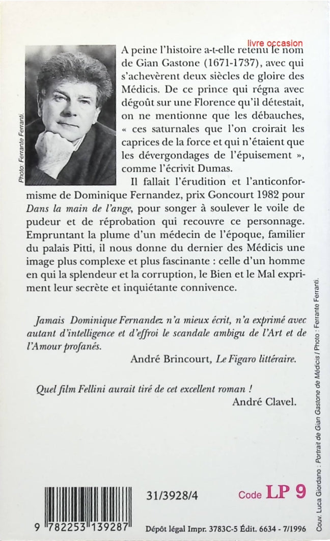 Le dernier des Médicis - Dominique Fernandez - Livre