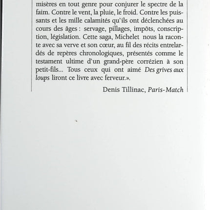Histoires des paysans de France - Claude Michelet - Livre