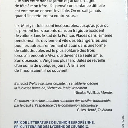 La fin de la solitude - Benedict Wells - Livre