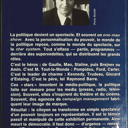 L'État spectacle - Roger-Gérard Schwartzenberg - Livre
