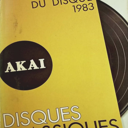 Guide Akaï du disque - Disques classiques - Livre